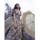 Cyans Qing Oil Painting Blooming Shade Short and Long One Piece(Leftovers/Full Payment Without Shipping)